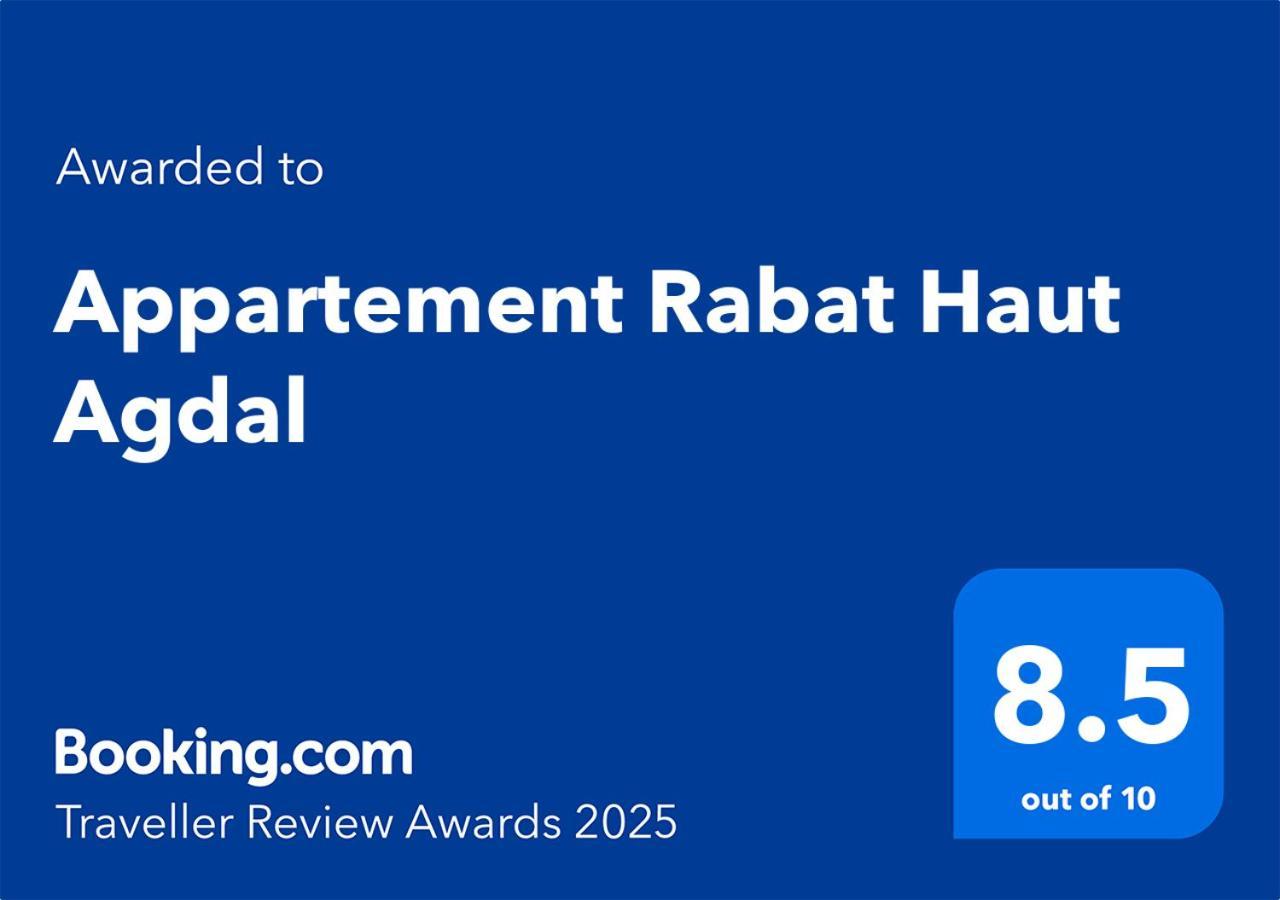 Cosy Appartement Rabat Haut Agdal Exterior foto